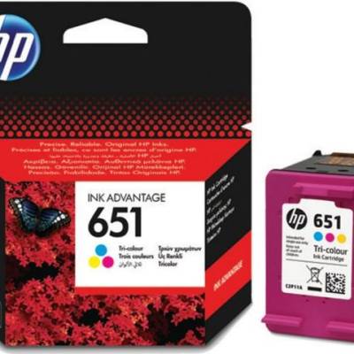 Tinta HP C2P11AE Tri-color No.651 original