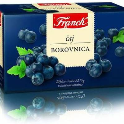 Čaj FRANCK Borovnica omot 55g 20/1