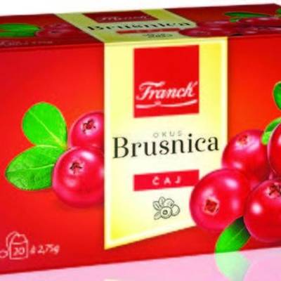 Čaj FRANCK Brusnica omot  55g 20/1