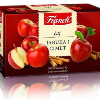 Čaj FRANCK Jabuka cimet omot 60g 20/1