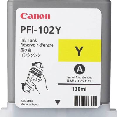 Tinta CANON PFI-102Y Yellow original