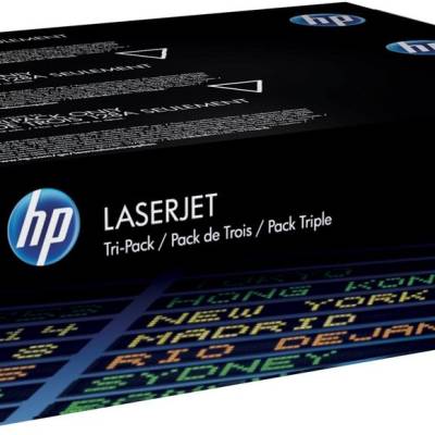 Toner HP CE321A + CE322A + CE323A = CF371AM Pak 3/1 original