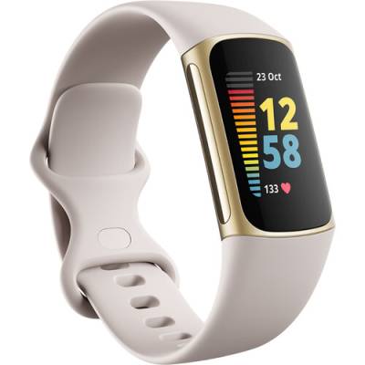 Smart watch FITBIT Charge 5 Gold/Lunar White - FB421GLWT