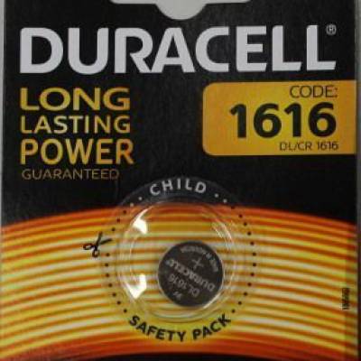 Baterija DURACELL DL1616 1/1