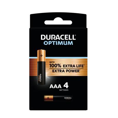 Baterija DURACELL OPTIMUM Extra Power AAA 4/1