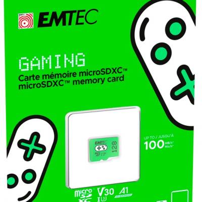 Memorijska kartica Micro Secure Digital 128GB EMTEC UHS-I U3 V30 Gaming Green