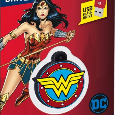 USB 2.0 Flash drive  16GB EMTEC Collector DC Wonder Woman