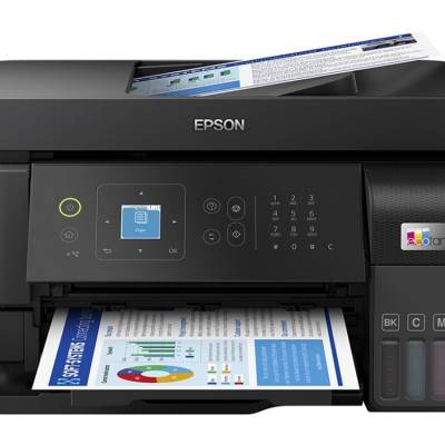 Printer EPSON L5590 All-In-One EcoTank USB LAN WiFi FAX A4 - crni