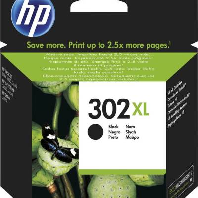 Tinta HP F6U68AE Black No.302XL original