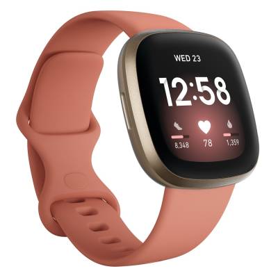 Smart watch FITBIT Versa 3, Pink Clay/Soft Gold - FB511GLPK