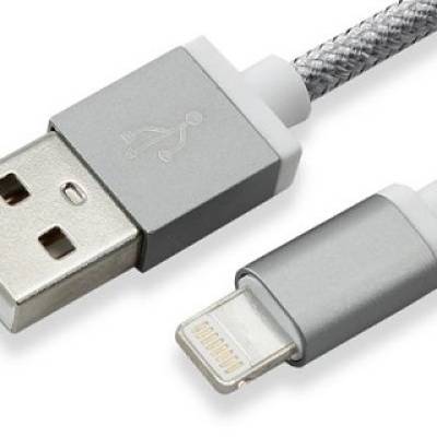 Kabel Lightning USB SBOX punjač,data - iPad, iPhone5/6/7 - 1.5m Grey