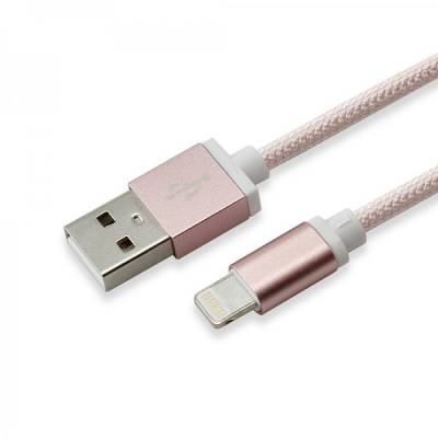 Kabel Lightning USB SBOX punjač,data - iPad, iPhone5/6/7 - 1.5m Rose Gold