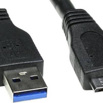 Kabel USB tip A-M<=>USB tip micro-B-M - USB3.0 za ext. hard disk 0.8m - ROLINE