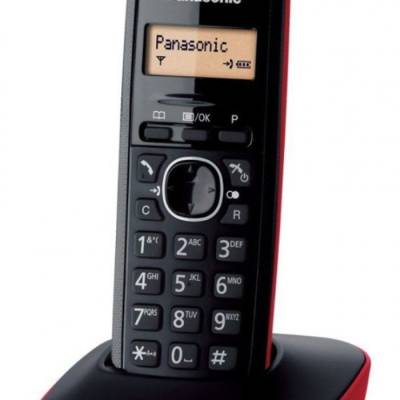 Telefon PANASONIC KX-TG1611 bežični - crveni