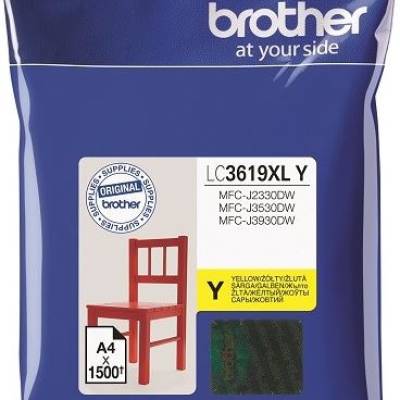 Tinta BROTHER LC-3619XL Yellow original