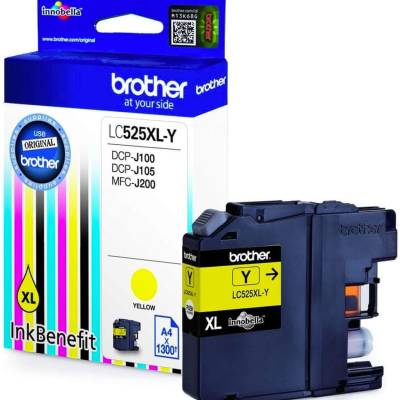 Tinta BROTHER LC-525XL Yellow original