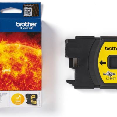 Tinta BROTHER LC-980 Yellow original