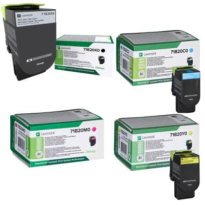 Toner LEXMARK CS/CX317/417/517 Cyan original