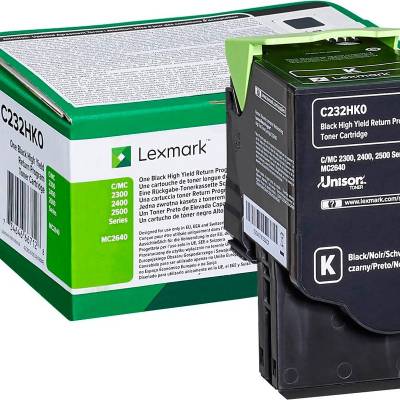 Toner LEXMARK C/MC2325/2425/2535/MC2640 C232HK0 Black original