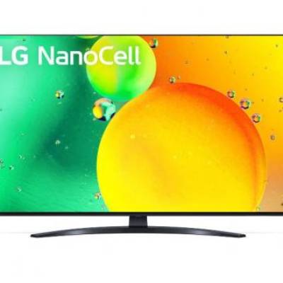 TV LG 50NANO763QA, LED, 50", 127cm, UHD 4K, NanoCell, SMART