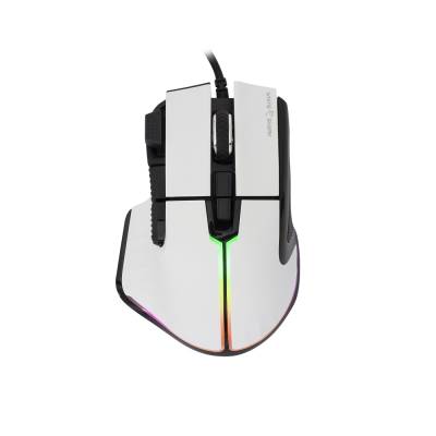 Miš WHITE SHARK GM-9006 Marrok RGB 12000DPI - bijeli