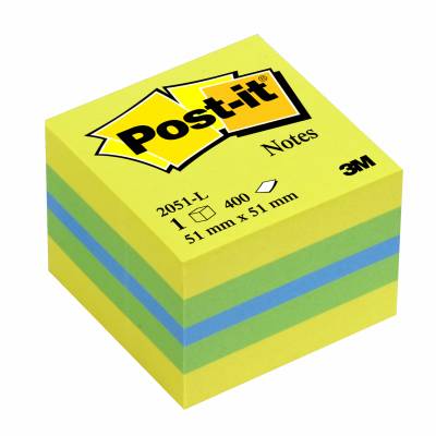 Blok samoljepljivi  51x51mm 400 listova Post-it 3M 2051L