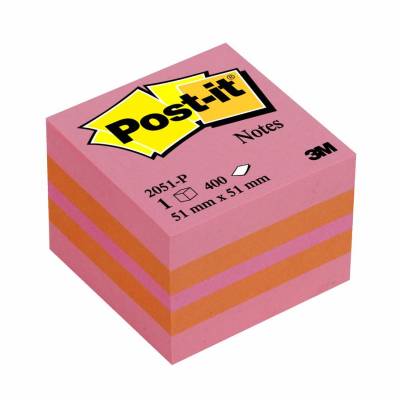 Blok samoljepljivi  51x51mm 400 listova Post-it 3M 2051P