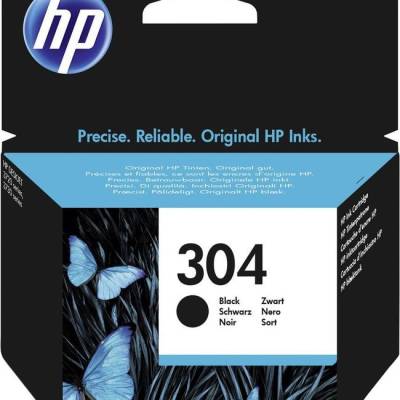 Tinta HP N9K06AE Black No.304 original