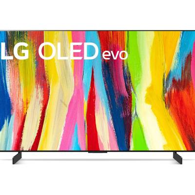 TV LG OLED42C21LA, OLED evo, 42", 106cm, UHD 4K, SMART