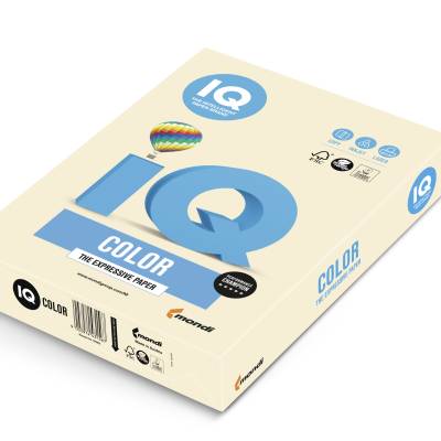 Papir fotokopirni color  A4  80gr Mondi IQ pastel CR20 500/1 cream bež