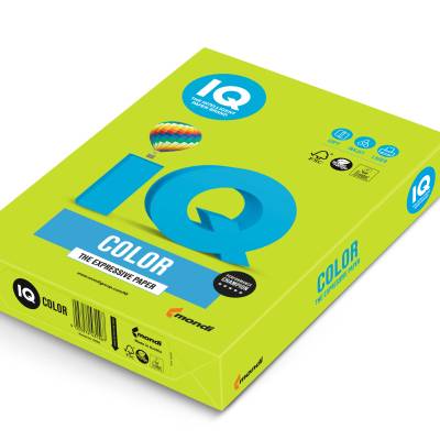 Papir fotokopirni color  A4  80gr Mondi IQ intensive LG46 500/1 lime green zelen