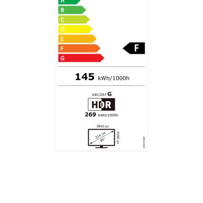 TV SAMSUNG QE85Q60BAUXXH, QLED 4K, 85", 216cm, UHD 4K, SMART