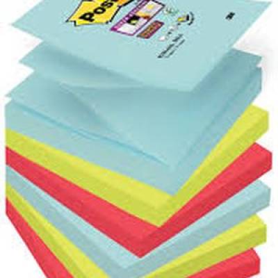 Blok samoljepljivi 76X76mm 6x90 "Z" listića Post-it R330-6SS Super Sticky MIAMI