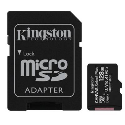 Memorijska kartica Micro Secure Digital 128GB KINGSTON Class10 UHS-I + Adapter