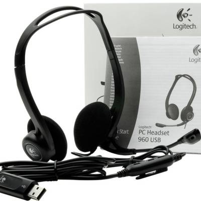 Slušalice+mikrofon LOGITECH PC 960 Stereo Headset USB