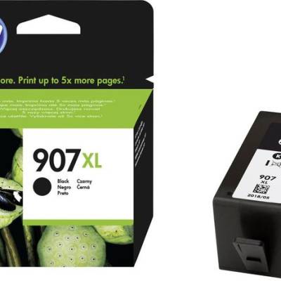 Tinta HP T6M19AE Black No.907XL original