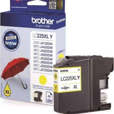 Tinta BROTHER LC-225XL Yellow original