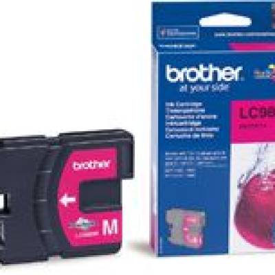 Tinta BROTHER LC-980 Magenta original