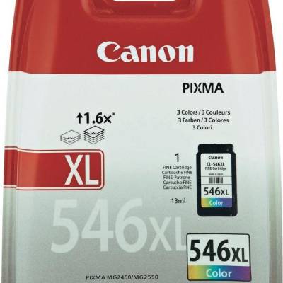 Tinta CANON CL-546XL Color original