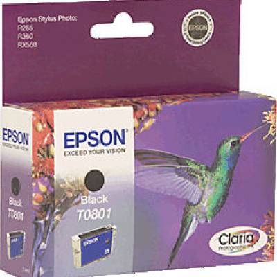 Tinta EPSON T0801 black original