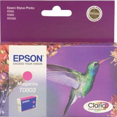 Tinta EPSON T0803 magenta original