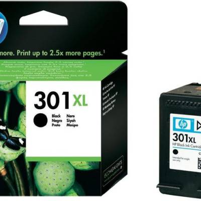 Tinta HP CH563EE Black No.301XL original