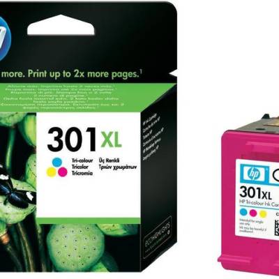 Tinta HP CH564EE Tri-color No.301XL original