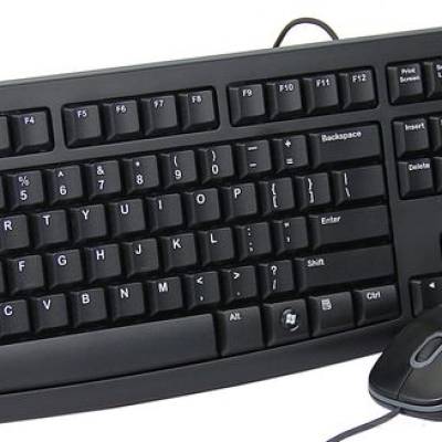 Tipkovnica LOGITECH MK120 Desktop (tipkovnica+miš)