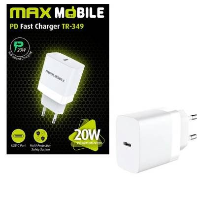 Adapter za napajanje MAXMOBILE 220V=>USB-C - kućni punjač 20W brzi