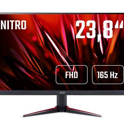 Monitor LCD 24" ACER Nitro VG242YPbmiipx - FullHD LED IPS - FreeSync 165Hz