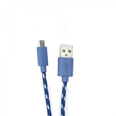 Kabel USB tip A-M<=>USB tip micro B-M  1.0m Blue - SBOX pleteni