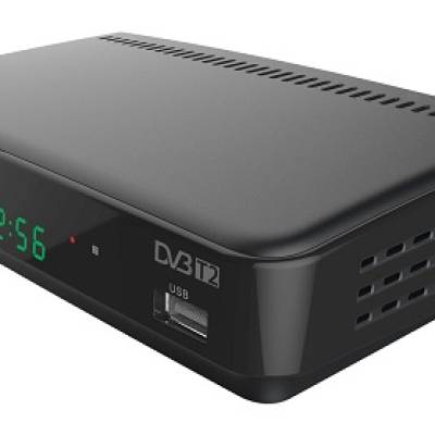 TV tuner DVB-T2 VIVAX IMAGO DVB-T2 182 - MPEG4, HEVC, H.265, HDMI, USB, LAN