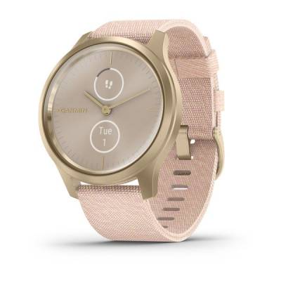 Smart watch GARMIN Vivomove Style Light Gold Blush Pink nylon - 010-02240-22