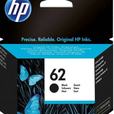 Tinta HP C2P04AE Black No.62 original